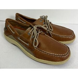 Sperry Tan Leather Boat Shoes